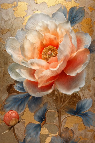 Orange flower gold