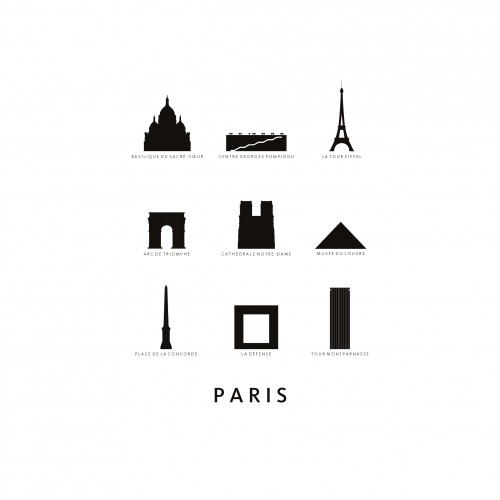 Parijs Architectuur Wit © Kunst in kaart