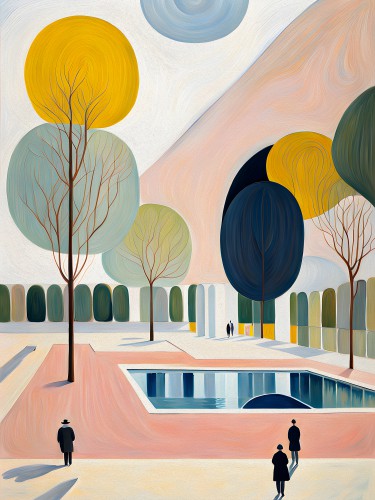 Pastel Parkland © Artclaud