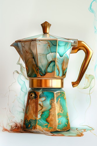 Percolator groen marmer © OTTI Originals