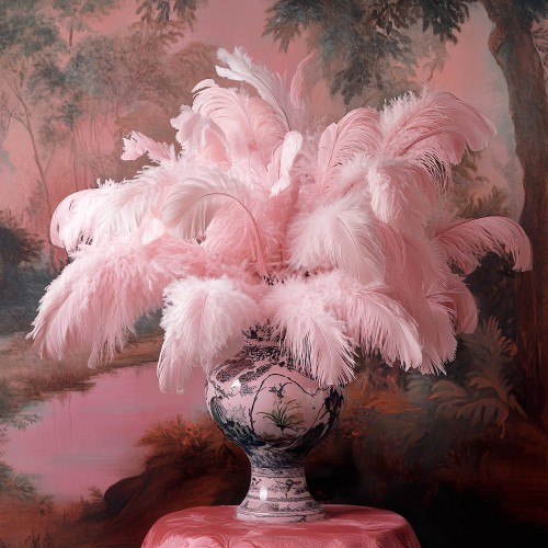 Pink feathers © Lauri Creates