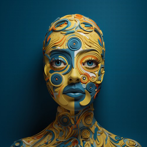 Plastic portret © Marlon Paul Bruin