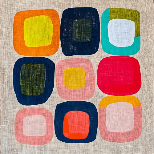 Playful colorful shapes © Lauri Creates