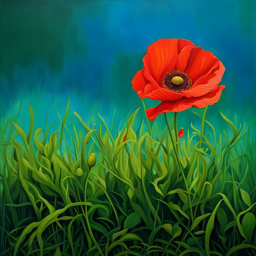 Poppy in het voorjaar © Ellenilli