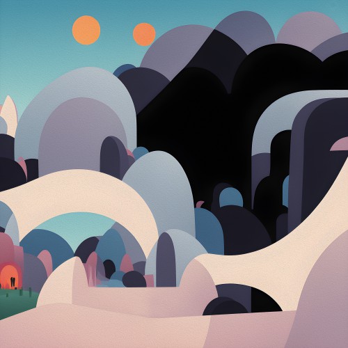Purple mountains © Artclaud