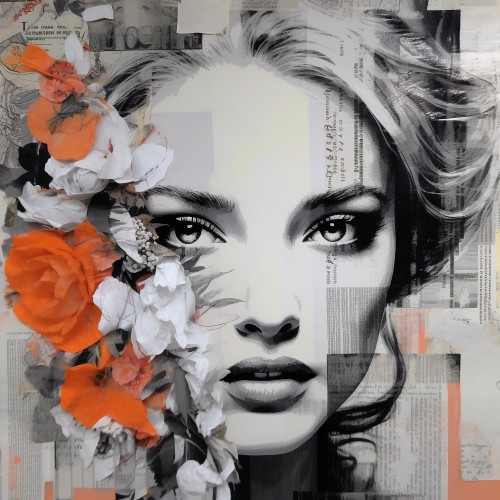 Red flower woman © Bianca ter Riet