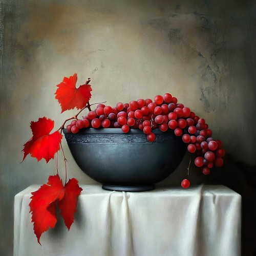Red grapes © Lauri Creates