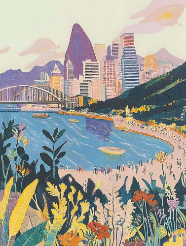 Riverside Glow © Artclaud