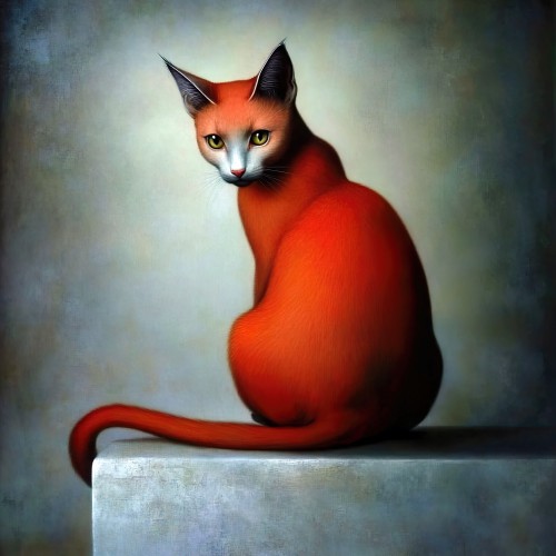 Rode kat © Lauri Creates