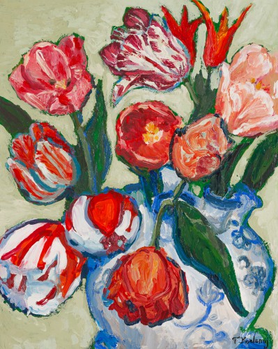 Rode tulpen © Tanja Koelemij