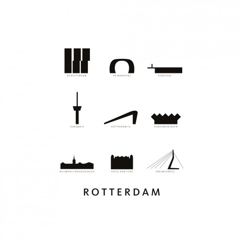 Rotterdam Architectuur Wit © Kunst in kaart