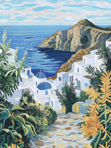 Santorini Silence © Artclaud