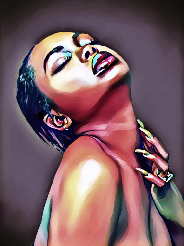 Soft Warmth - naakte vrouw poseert sensueel © The Art Kroep