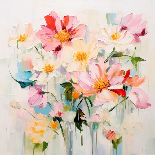 Spring flower bouquet © Lauri Creates