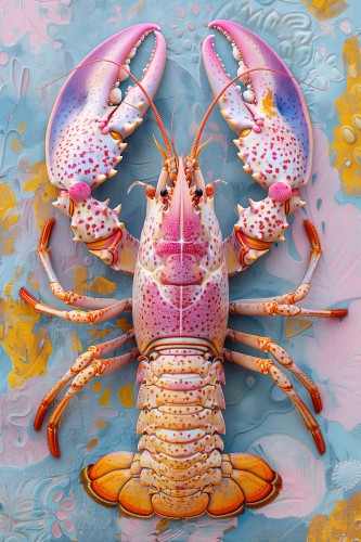 Spring Pastel Lobster © OTTI Originals