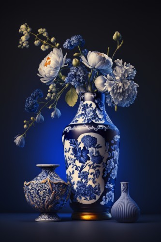 Stilleven Delfts Blauw stijl