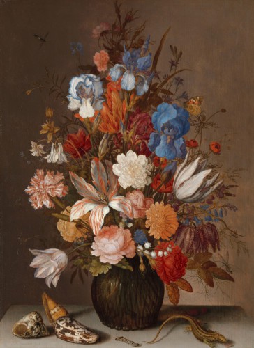Stilleven met bloemen, Balthasar van der Ast, ca. 1625 - ca. 1630