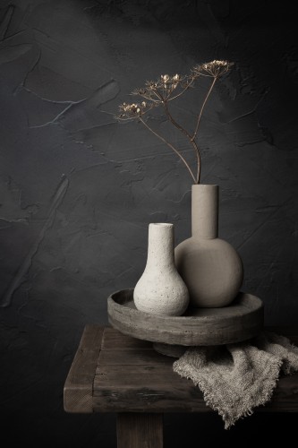 Stilleven met gedroogde schermbloem © Mayra Pama