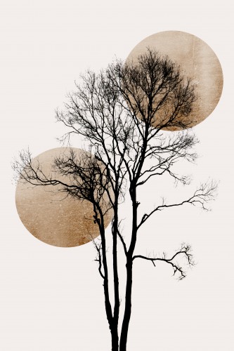Sun and Moon hiding-GOLD © KUBISTIKA