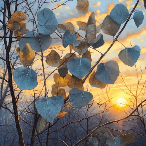 Sunset leaves © Color Square