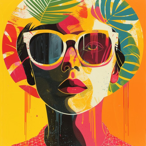 Surreal cocktail girl © Marlon Paul Bruin