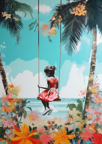 Swinging at the beach © Bianca ter Riet
