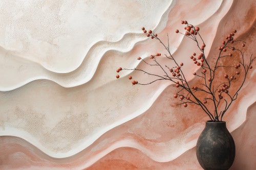 Terracotta Dreams, Black Vase & Berries © Bianca ter Riet