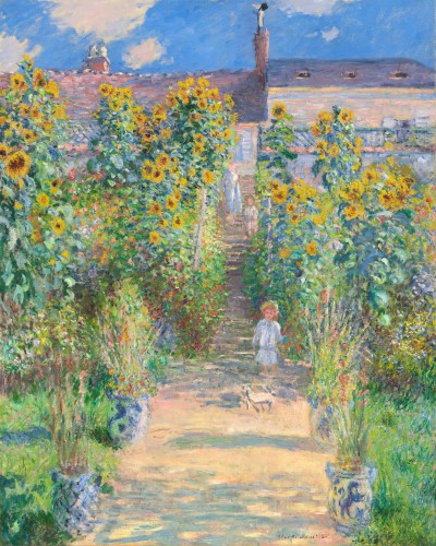 The Artist's Garden at Vétheuil (1881) 