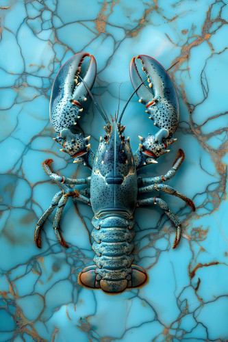 Turquoise lobster © OTTI Originals