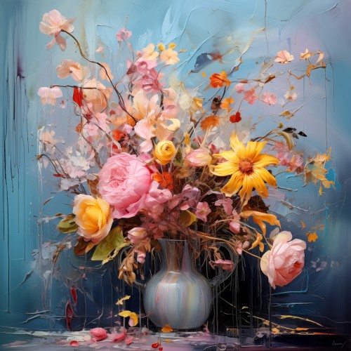 Vibrant blossom burst