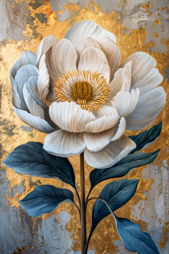 White flower gold © OTTI Originals