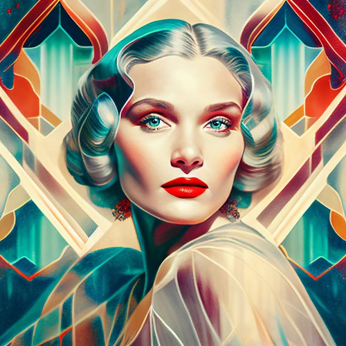 Woman bold & art deco © Bianca ter Riet