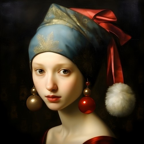 Xmas girl © Mirjam Duizendstra