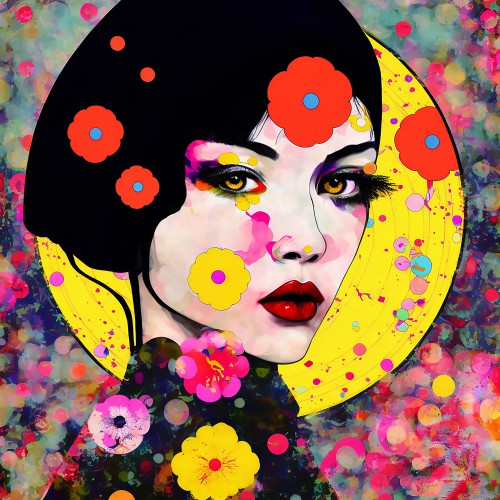 Yellow sun woman © Bianca ter Riet