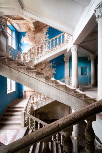 Zigzag Trap in Vervallen Sanatorium © Roman Robroek