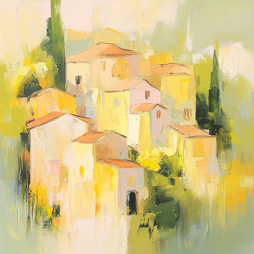 Zonnig Italiaans dorpje © Lauri Creates