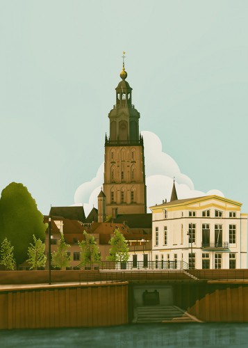 Zutphen © Vintage Stadsposters