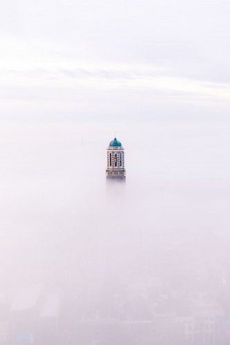 Zwolle in de Mist © Thomas Bartelds