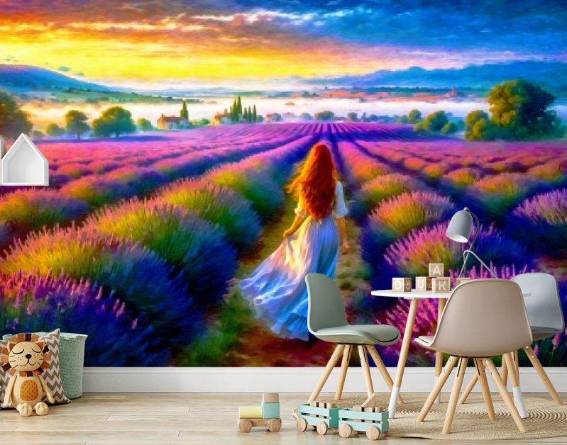 Lila Lavendel - Vrouw in de Lavendel