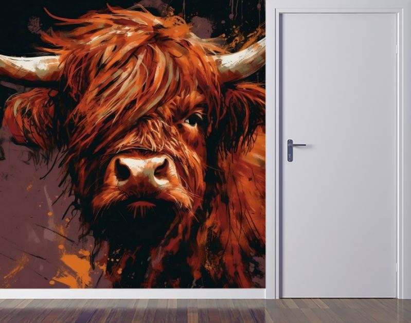 Schotse Hooglander vierkant