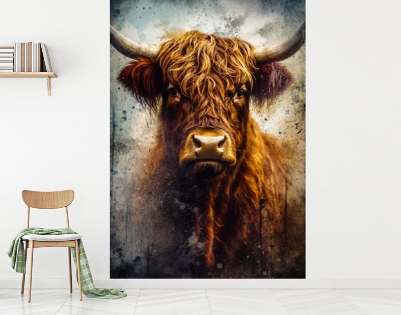 Schotse Hooglander portret