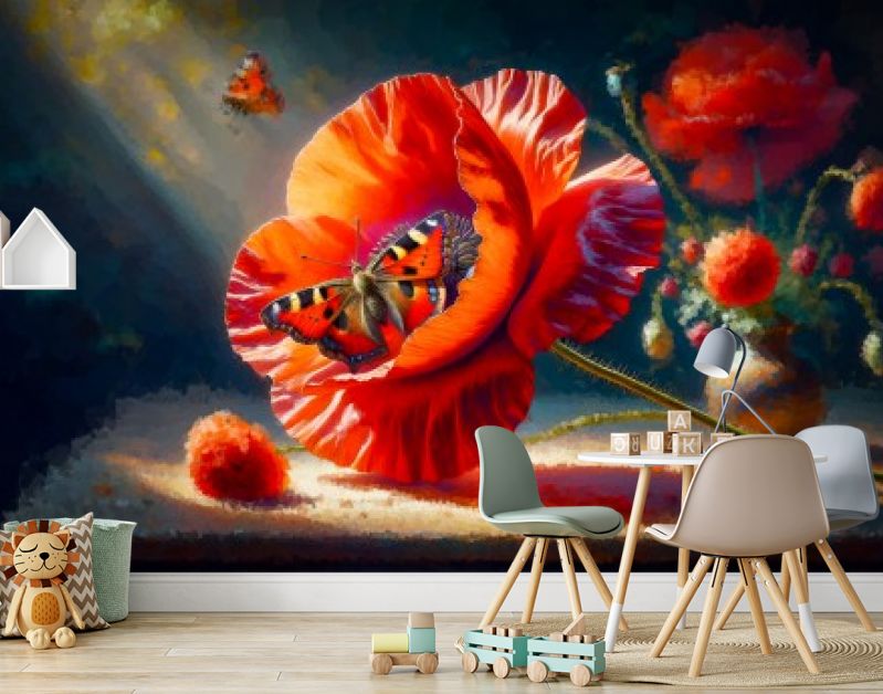 Klaproos - Poppie en Vlinder Oil