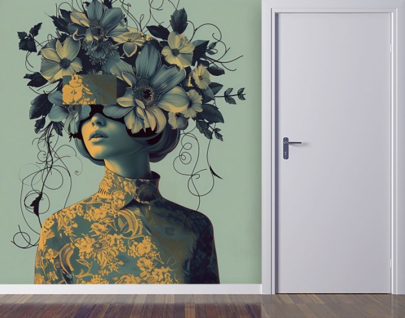 Harmonie in geel en blauw