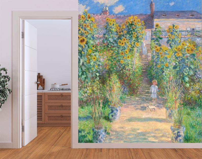 The Artist's Garden at Vétheuil (1881) 