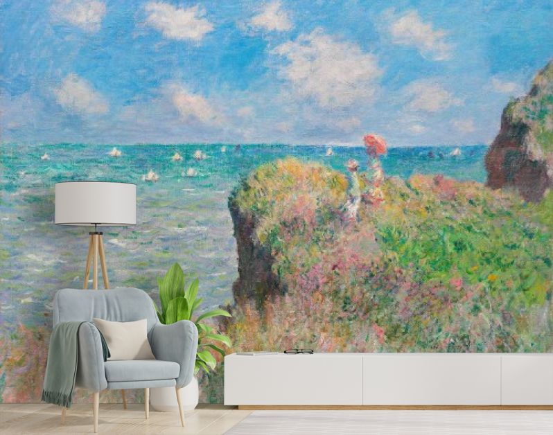 Cliff Walk at Pourville (1882)