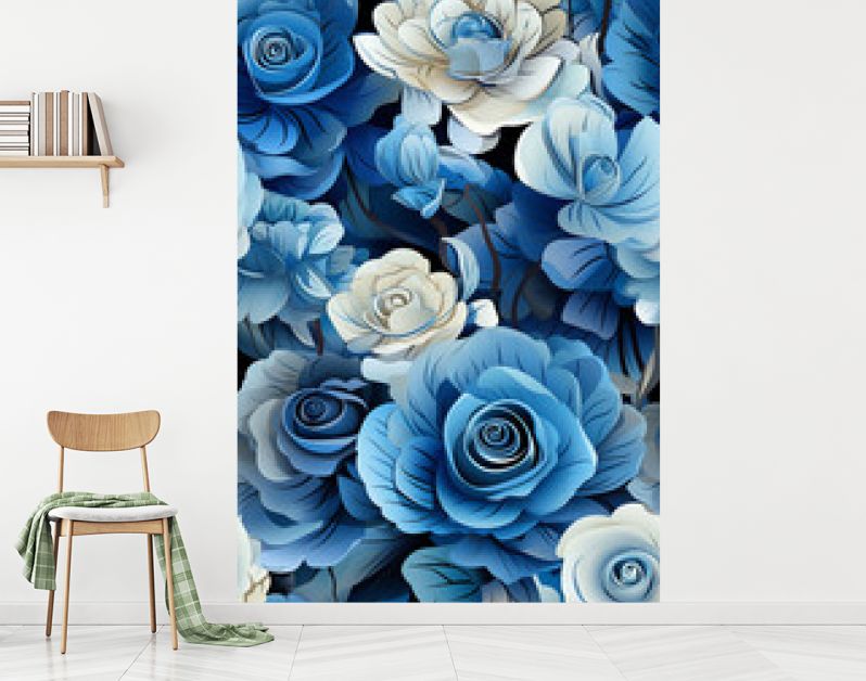 naadloze patroon van rozenblaadjes volledige frame achtergrond