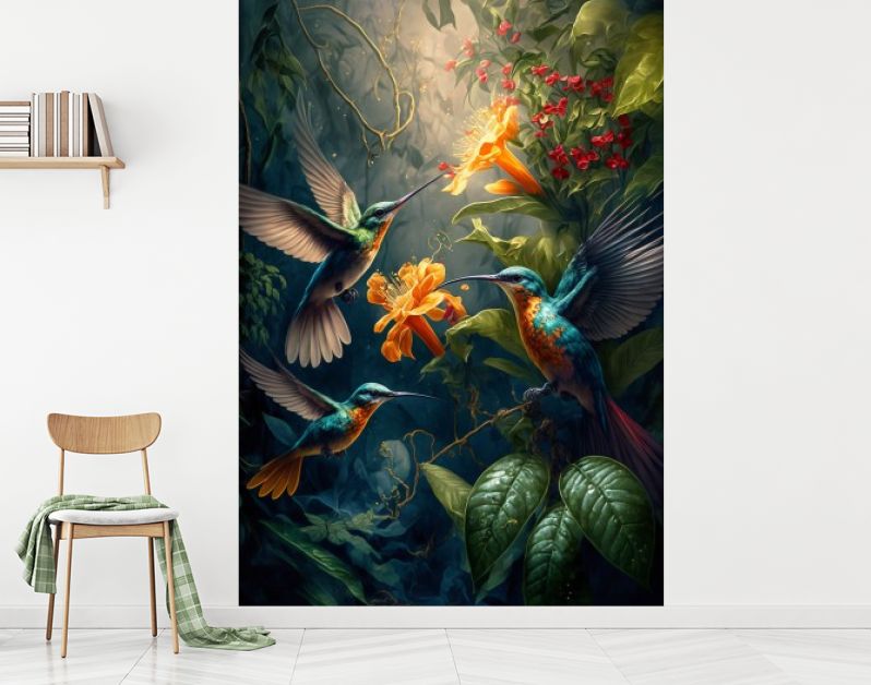 Kolibris in de jungle