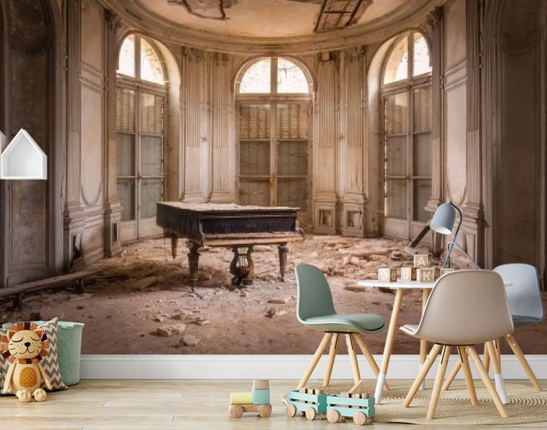 Kasteelkamer met Piano