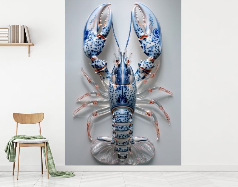 Glass lobster DelftBlue
