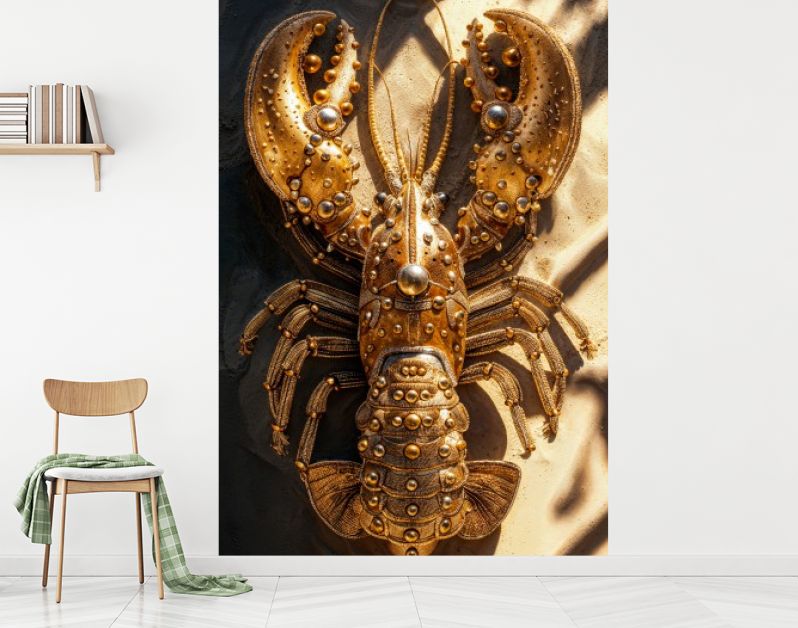 Golden beach lobster